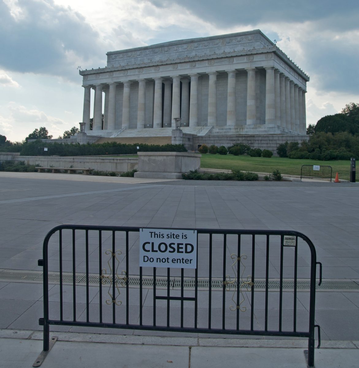 The Lincoln Memorial in Washington, D.C. during an earlier government shutdown in 2013.